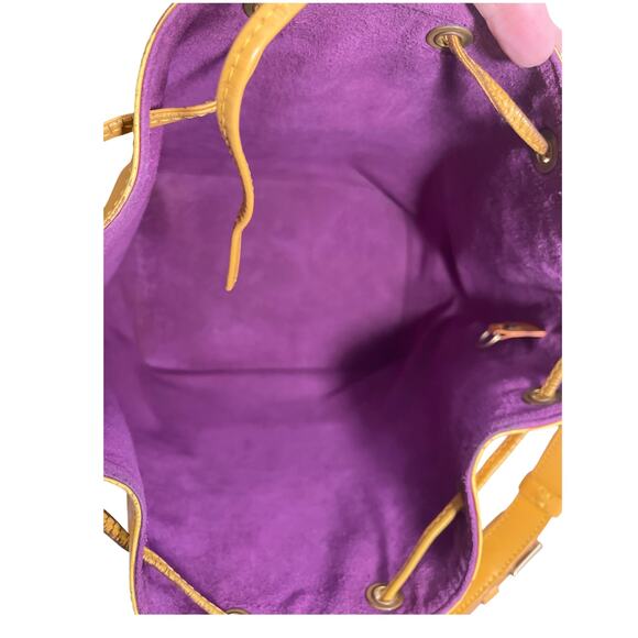 Louis Vuitton Noé Epi Cipango Gold Bucket Bag Shoulder Purse 1994 France - Picture 12 of 16